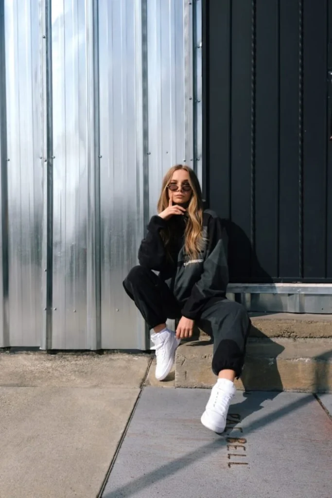 girl in classic look for fashion trends